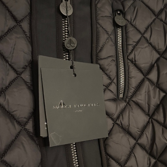 NWT Moose Knuckles Black Quilted SET Jacket size XS //Pants size S - Picture 4 of 16